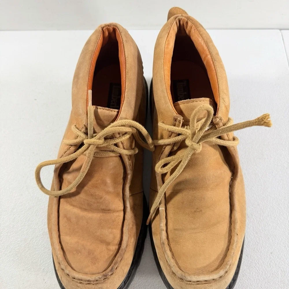 Vintage Timberland Chukka Moc-Toe Men's Ankle Boots Wheat 17008 Size 10.5 M